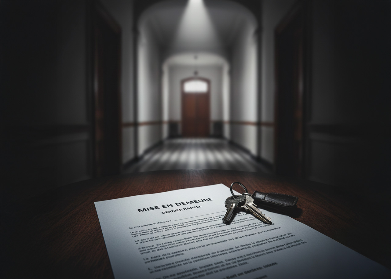 Mise en demeure pour charges de copropriété impayées et risques de saisie immobilière à Bruxelles